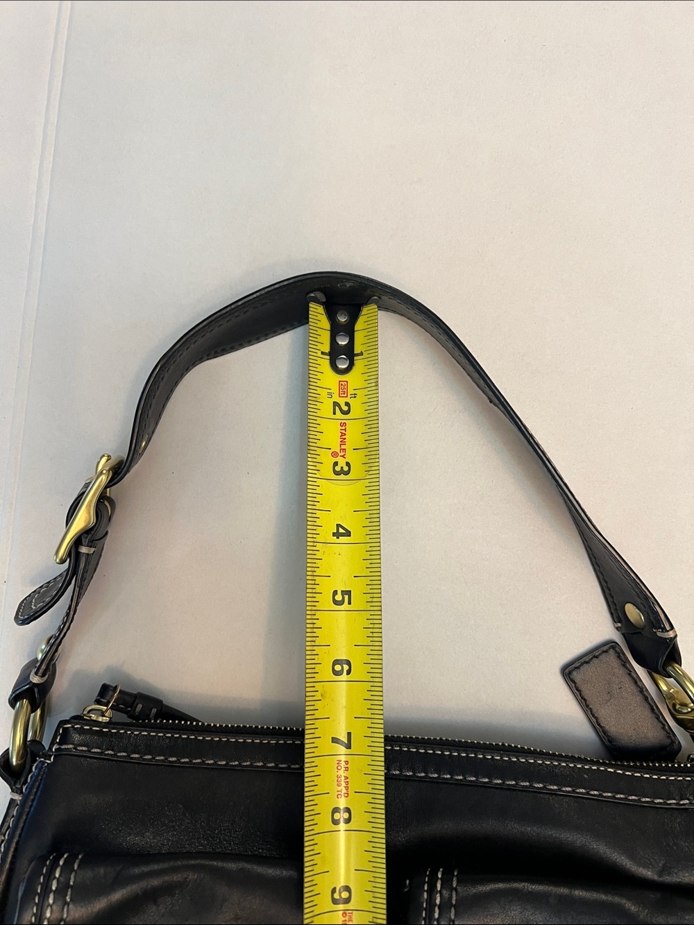 COACH LEGACY 65th ANNIVERSARY BLACK DOUBLE TURNLOCK F12868 Y2K SHOULDER BAG - Picture 15 of 16